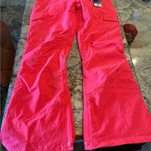Brand New With Tags DC Nonchalant Snowboard Pants, Diva Pink Women's Size Large.